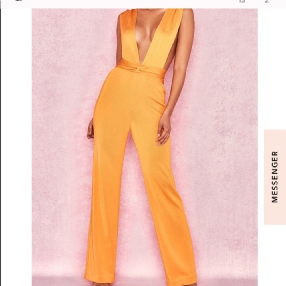 House of cb "benedetta" bandage jumpsuit